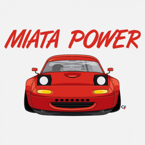 Dámské tričko s potiskem Mazda MX-5 NA Miata Power